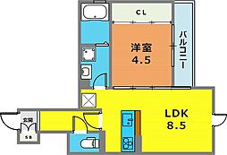 セジュール下山手通 1階