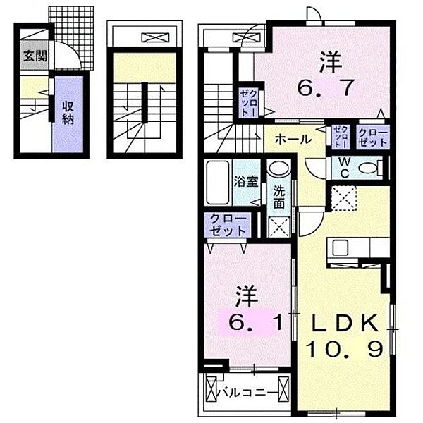 同じ建物の物件間取り写真 - ID:214053270872