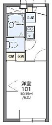 レオパレスBdyer 1Kの間取図画像