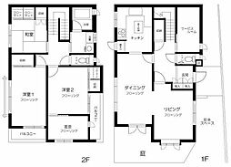 アネスタＫ 2階3SLDKの間取り
