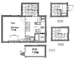ＦＡＩＲ上井草 3階1Kの間取り