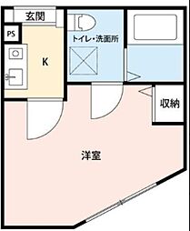 STAYGOLD EGOTA 3階1Kの間取り