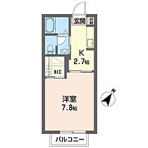 ハイム・ガーツラントＢ 00202 ｜ 埼玉県蕨市錦町２丁目1-15（賃貸アパート1K・2階・28.20㎡） その2