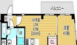 Charmant Maison 1LDKの間取図画像