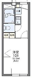 レオパレス東雲 1Kの間取図画像