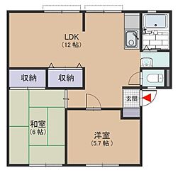 ヴィラージュ北野田A 1階