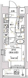 MIND川口 1Kの間取図画像