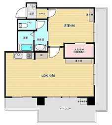 マイキャッスル日吉 1LDKの間取図画像