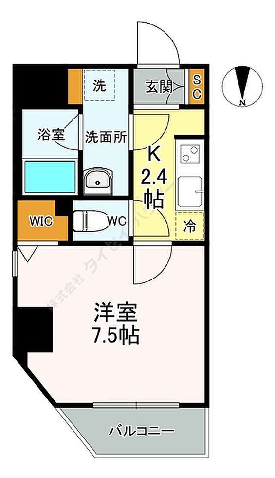 ホームズ でお部屋探し スカイコートグランデ木場 9階 902 1k 賃料10 9万円 25 65 賃貸マンション住宅情報 物件番号 取扱い不動産会社 株式会社タイセイ ハウジー 西葛西営業所