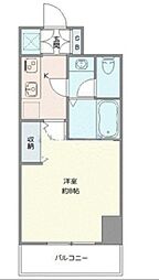 メゾン・ド・ヴィレ日本橋浜町 1Kの間取図画像