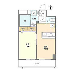 CasadelYo. 1LDKの間取図画像