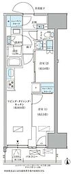 パークアクシス品川天王洲アイル 14階2LDKの間取り