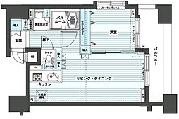 フェニックス代田橋 1LDKの間取図画像