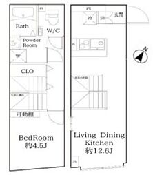 MAISONDEM 1LDKの間取図画像