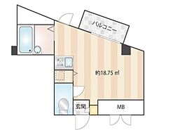 アーク曳舟 ワンルームの間取図画像