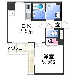 グランジュテ住吉 2階