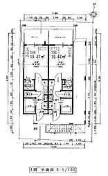 キャナル・レジデンス・アイ 1Kの間取図画像