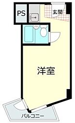 インペリアルお茶の水 3階ワンルームの間取り