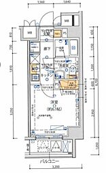 Risingplace綾瀬二番館 1Kの間取図画像