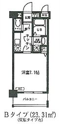 S.PALM 1Kの間取図画像
