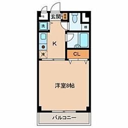 京急空港線 糀谷駅 徒歩11分の賃貸マンション 1階1Kの間取り
