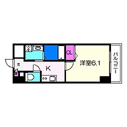 アーバンパーク住之江公園1 1Kの間取図画像