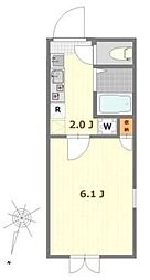 ＳＴＥＬＬＡ清澄白河 5階1Kの間取り