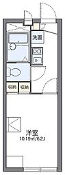 レオパレスロワール 130 2階1Kの間取り