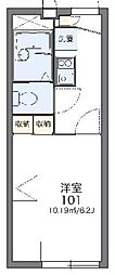 レオパレスArkadia 1Kの間取図画像