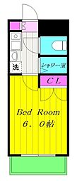 ジョイフル向ヶ丘遊園第2 1Kの間取図画像