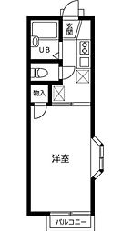 サニーハイツ 1Kの間取図画像