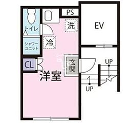都営浅草線 馬込駅 徒歩3分の賃貸マンション 1階ワンルームの間取り