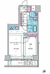 Genoviaカネガフチ 1LDKの間取図画像