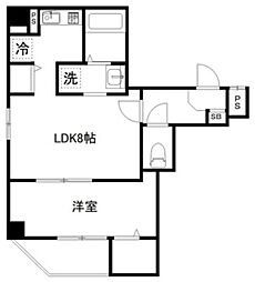 EPガーデン緑 1LDKの間取図画像