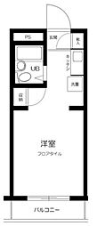 美和プラザ高井戸 1Kの間取図画像