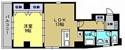 芝132金杉アパートメント 1LDKの間取図画像