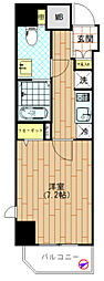 アリーチェ練馬北町 1Kの間取図画像