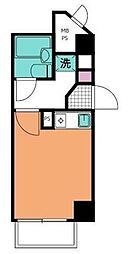 ライオンズマンション亀戸中央公園 3階ワンルームの間取り