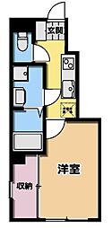 Housekul HY4 1階1Kの間取り