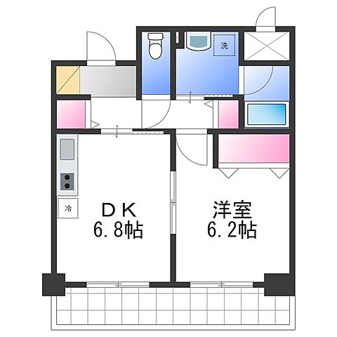 ホームズ でお部屋探し ルミエール りんくう 6階 1dk 賃料6 5万円 35 27 賃貸マンション住宅情報 物件番号 0139863 0012731 取扱い不動産会社 株式会社best Com ホームメイトfc泉佐野駅前店