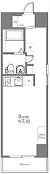 日興パレス文京パート5 ワンルームの間取図画像