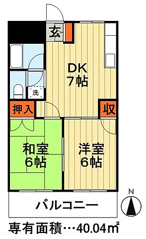 ホームズ でお部屋探し ファーストグリーンａ 2階 2dk 賃料5 5万円 40 04 賃貸アパート住宅情報 物件番号 0005011 0100713 取扱い不動産会社 株式会社タウンハウジング 千葉店
