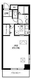 ルネス・フィエスタ 1Kの間取図画像