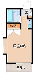 アーバンコート 1Kの間取図画像