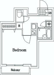 エテルノ板橋本町 1Kの間取図画像