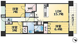 間取図画像 3LDK