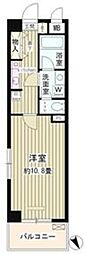 ルミエール祐天寺 1Kの間取図画像