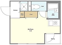 間取図画像 ワンルーム