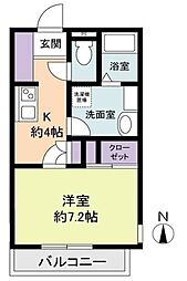 コンフォートエスト 2階/202