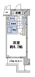 コンシェリア芝公園マスターズヴィラ 1Kの間取図画像